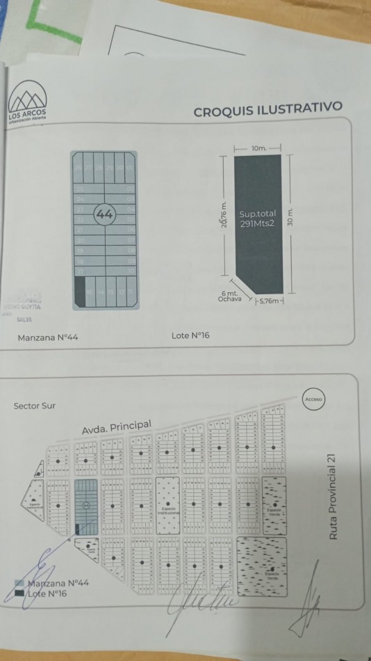 TERRENO EN VENTA - LOS ARCOS